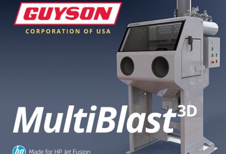 Guyson’s MultiBlast3D Puts the Finishing Touches on HP Jet Fusion 3D Parts